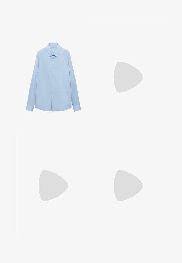 Mango Businesshemd - light blue; Mango Jeans Tapered Fit - dark blue; Next OXFORD BROGUE - Business-Schnürer - tan brown; Ray-Ban Sonnenbrille - black; Next WITH POINT - Krawatte - navy blue