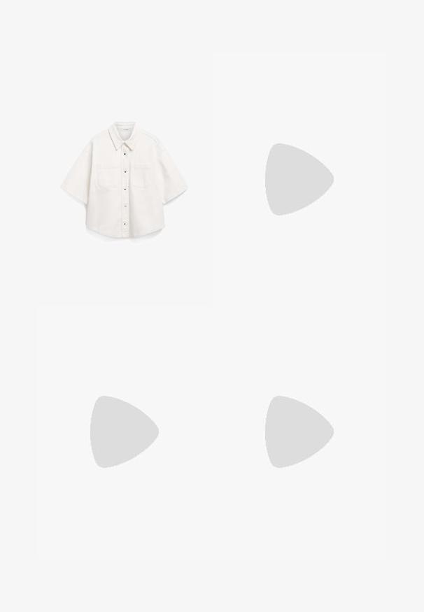 Chemise blanche à manches courtes, en coton, avec un devant à boutons, deux poches poitrine et un col structuré.; Samsøe Samsøe SACHERYL SKIRT - Jupe longue - autumn maple mel; Mules en cuir noir avec un bout pointu et un petit talon carré. Texture lisse avec un design épuré. Dos ouvert avec un minimum de détails.; Sac à main en cuir marron avec une finition texturée, doté d'une fermeture en métal doré et d'une seule anse arrondie.