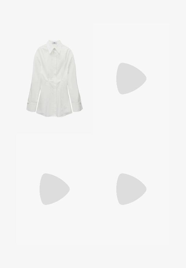 Mango SEVENUS - Paitapusero - off-white; Next REGULAR FIT - Shortsit - white; Musta nahkakenkiä, joissa on sileä pinta, viilatussa yksityiskohdassa ja kohotetussa nauhassa edessä, levossa metallipinnalla.; Ruskea nahkainen hobo-laukku, jossa on kaareva olkahihna, pehmeä tekstuuri ja vetoketjullinen sivutasku lisää mukavuutta.