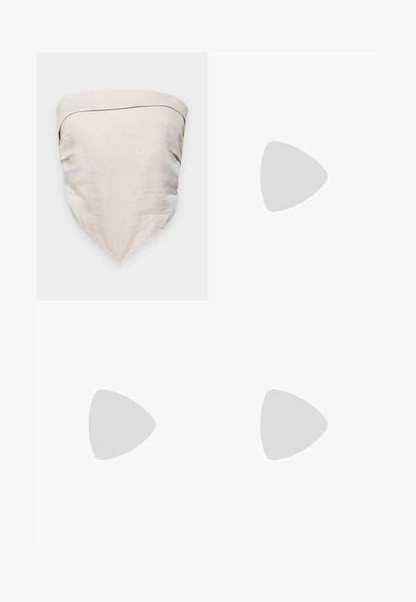 Faithfull the brand ANTIBES STRAPLESS  - Palaidinė - sand; Juoda odinė midi sijonas su surišimo dizainu, turintis šoninius mygtukus, lygią tekstūrą ir tiesią siluetą.; Juodai odiniai baletai su apvaliu pirštu, lygi texture, minimalus siuvimo detales ir lanksčiu padų dizainu.; Nanushka JEN - Rankinė - black