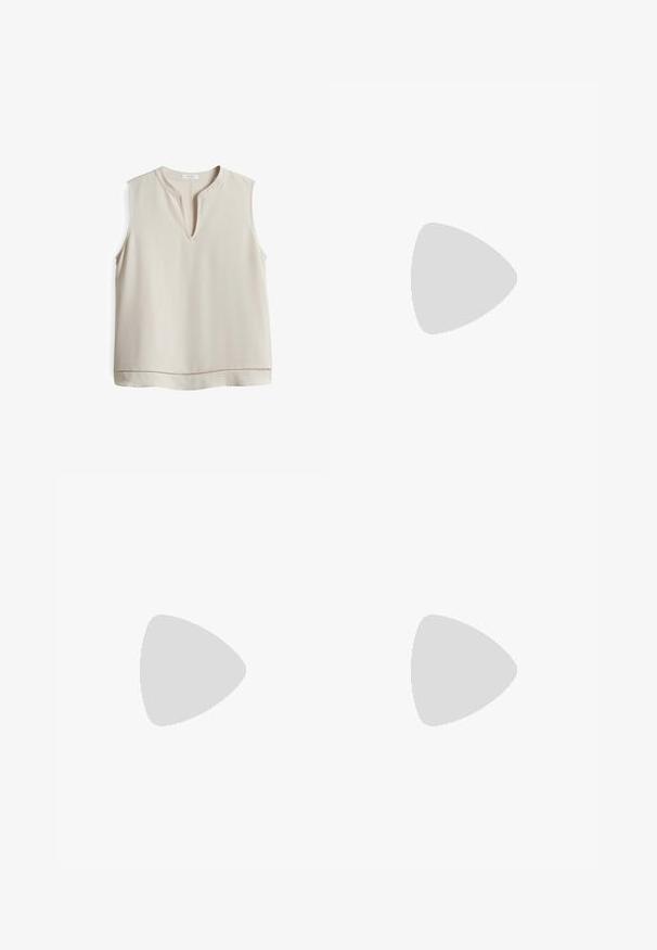 Beige ärmellose Bluse mit V-Ausschnitt, aus glattem Stoff gefertigt und mit einer dekorativen Naht am Saum für zusätzliche Details versehen.; Weiße Denim-Shorts mit strukturiertem Bund, silbernem Knopfdetail und strukturiertem Stoff. Verfügt über Fronttaschen und saubere Nähte.; Converse CHUCK TAYLOR ALL STAR - Sneaker low - vintage white/light gold; Weiße Handtasche mit Krokodileffekt, goldenen Beschlägen, einem oberen Griff und einem abnehmbaren Schulterriemen; verfügt über einen Schlossverschluss und ein minimalistisches Design.; Goldfarbene rechteckige Armbanduhr mit Zifferblatt in Weiß, silbernen Stundenmarkierungen und einem strapazierfähigen Metallarmband. Wasserfest.