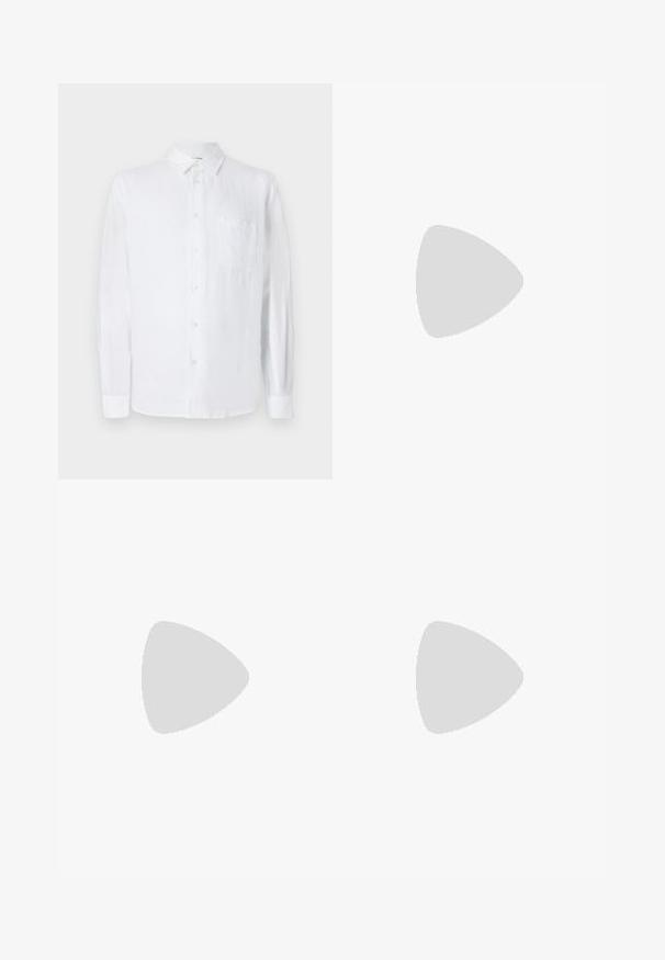Camicetta bianca in lino con maniche lunghe, chiusura con bottoni e taschino sul petto. Tessuto morbido e vestibilità comoda. Adatta per un abbigliamento casual.; Pantaloni jogger blu navy con vita elasticizzata e cordino. Realizzati in materiale liscio, presentano gambe affusolate e nessuna tasca visibile.; BOSS DERREK - Mocassini eleganti - black; BOSS Occhiali da sole - black