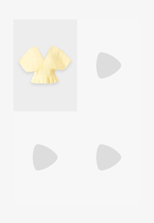 Sea ZORA SOLID PLEATED - Bluza - butter; Pleteni bijeli midi suknja s teksturiranim uzorkom sa vertikalnim linijama i izrezanim detaljima blizu rubova. Elastična visoka struk. Mekani materijal.; Crne kožne baletanke s zaobljenim vrhom, glatke teksture, minimalnim detaljima šavova i fleksibilnim dizajnom potplata.; Smeđa kožna torba s preklopom, zlatnim detaljima, remenom za nošenje preko ramena i glatkom teksturom. Kompaktni pravokutni oblik.