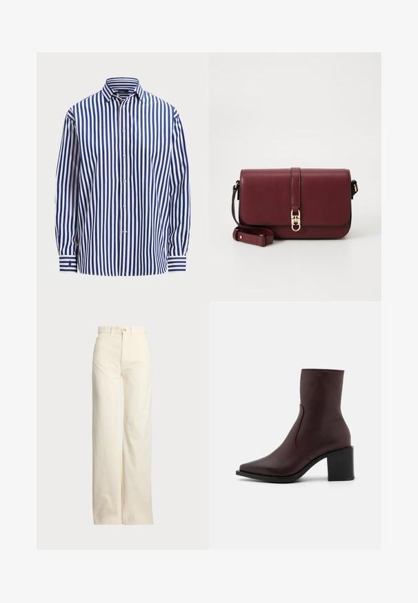 Polo Ralph Lauren - Bluzka; Polo Ralph Lauren - Spodnie materiałowe; Zign 5171 bordowy; Tommy Hilfiger - Torba na ramię