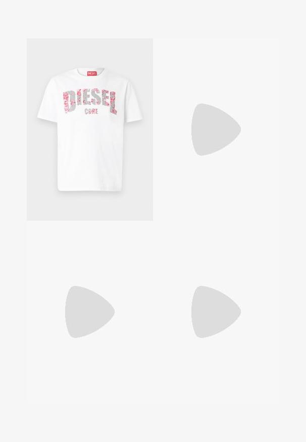 Diesel ADJUST - T-shirt con stampa - white; Diesel Camicia - black; Diesel STRUKT - Jeans slim fit - 01; Lacoste L003 2K24 224 - Sneakers basse - dark green/black