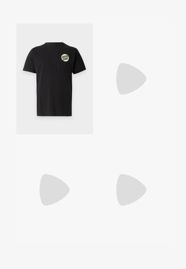 Santa Cruz SCREAMING ROSE FLASH UNISEX - T-shirts med print - black; Bareen BALGIA PANTS - Joggebukse - black onyx; adidas Originals SL 72 RS - Joggesko - aurora ink/preloved ink; Billabong PHANTOM UNISEX - Solbriller - black