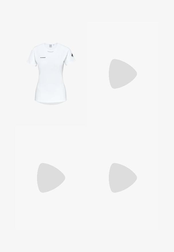 Koszulka sportowa z krótkim rękawem w kolorze białym, z okrągłym dekoltem, z logo na piersi i gładką, lekką teksturą materiału.; Białe, zwężane dresowe spodnie z miękkiego materiału, z elastycznym pasem i ściągaczami na kostkach. Posiada boczne kieszenie dla wygody.; Czarne buty trekkingowe z teksturowaną cholewką z tkaniny, systemem sznurowania i wytrzymałą gumową podeszwą. Udekorowane odblaskowymi detalami i logo.; Okulary w kolorze tortoiseshell z owalnymi soczewkami i gładkim, eleganckim wykończeniem. Posiadają cienkie boki z delikatnym łukiem w okolicy skroni. Przezroczyste soczewki.