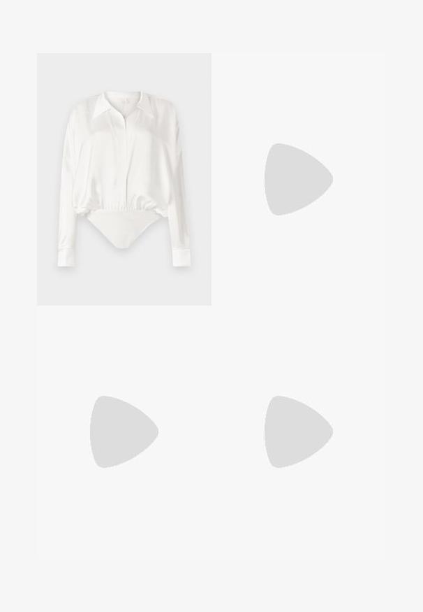 Norma Kamali BOYFRIEND SHIRT BODYSUIT - Langærmet T-shirt - snow white; Norma Kamali BIAS OBIE SKIRT - Maxinederdele - black; Nøgen højhælet sandal med en tynd ankelrem, åben tå, glat læder og en slank, spids hæl. Minimalistisk design med guldfarvede detaljer.; Bonastre BON BON UNISEX - Skuldertasker - cream