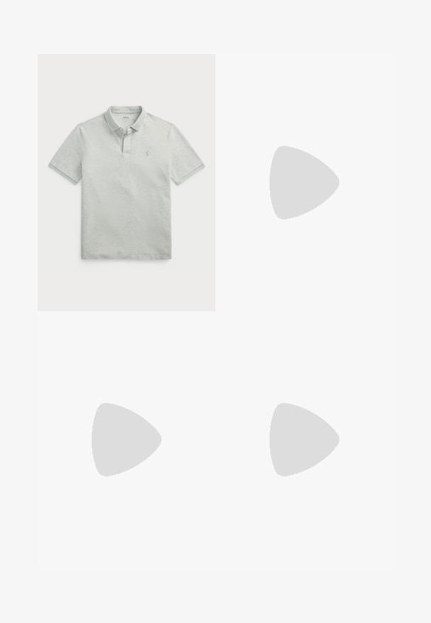 Muška polo majica svijetlo siva s uskim horizontalnim prugama. Ima klasičan ovratnik i mali izvezeni logo na prsima.; Crne šorts hlače od lagane tkanine s elastičnim pojasom i vezicom, prednjim nabore i dužinom iznad koljena.; Bijeli tenisice s zelenim kožnim detaljima i smešim gumenim đonom. Imaju platnenu površinu i istaknuti logo sa strane. Sa čipkastim dizajnom.; Platnena torba s prikazom crtanog medvjeda u zelenom šalu i sakou, s gumenim dugim naramenicama od smeđe kože. Bijela pozadina, ispisani dizajn.