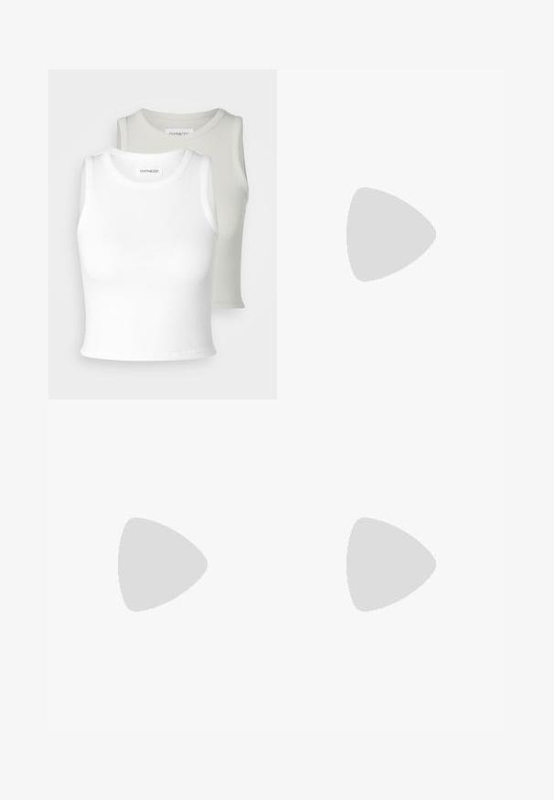 Even&Odd Petite 2 PACK - Toppi - off-white/beige; Mustat urheilushortsit, joissa on kootut joustovyötärö, vuori ja valkoinen Nike-logo vasemmassa alakulmassa. Suoraviivainen, kevyt kangas.; ONLY SHOES ONLBRIELLE - Nilkkurit - dark red; Hopeanuora käsilaukku, jossa on muotoiltu muoto, päällystetty pienillä, heijastavilla strasseilla. Varustettu pitkällä, koristellulla kahvalla.; Kultaketju rannekoru, jossa on ketjumainen muotoilu, koristeltuna turvaneulalla ja kimaltelevalla soljella. Sisältää lukon ja logotagin.