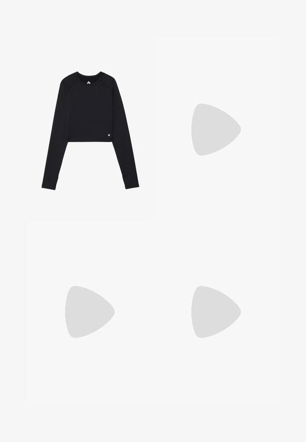Even&Odd active Maglietta a manica lunga - black; aim’n® Leggings - brown; Copenhagen Studios CPH71  - Sneakers basse - white; Burberry DAISY - Occhiali da sole - black