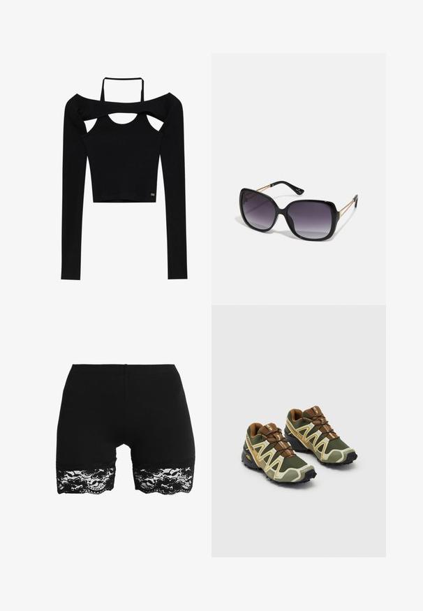 Cream MATILDA BIKER - Shorts - pitch black/schwarz - Zalando.de