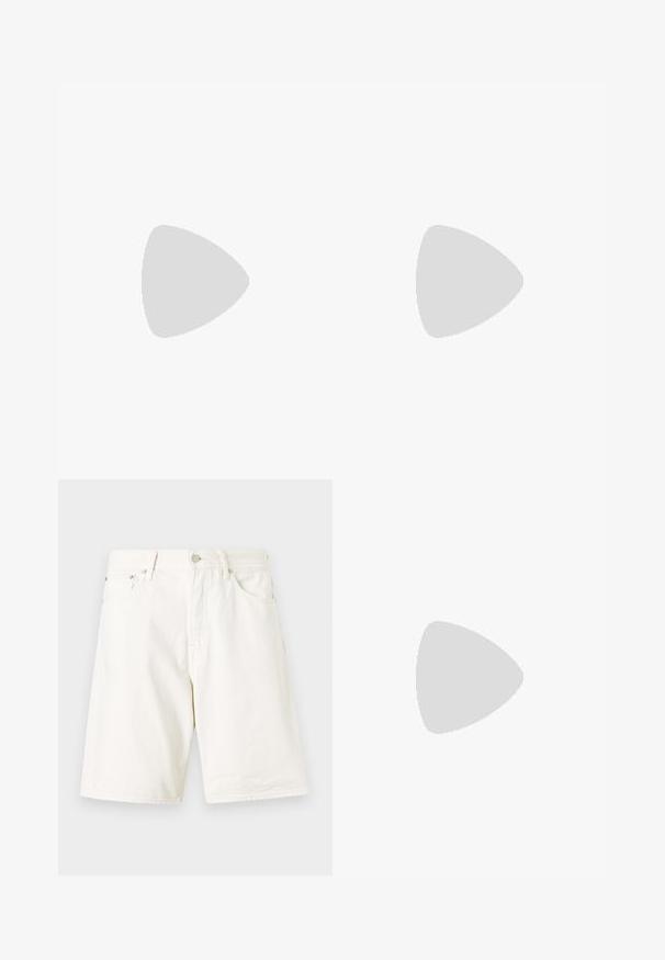 Μαύρο βαμβακερό t-shirt με στρογγυλή λαιμόκοψη, κοντά μανίκια και μια μικρή μονόχρωμη γραφική απεικόνιση στην αριστερή θήκη. Απλός, χαλαρός σχεδιασμός.; Λευκά τζιν σο�ρτς με ίσια γραμμή, διαθέτουν θηλιές ζώνης, φερμουάρ και δύο μπροστινές τσέπες. Λείος υφάνισμα και απλός σχεδιασμός.; Ναυτικά σουέτ sneakers με κίτρινες ρίγες, λευκή κορδέλα και μπορντό λεπτομέρειες. Υφασμάτινη σόλα με αυλάκια για πρόσφυση. Λογότυπο της μάρκας στο πλάι.; Μαύρα γυαλιά ηλίου με οκταγωνικό σκελετό, σκούρους φακούς, γυαλιστερή φινίρισμα, λεπτά άκρα και χρυσές λεπτομέρειες μπροστά.