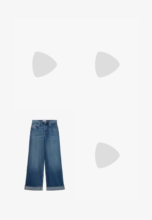 Bershka Top - white; Mango Jeans Relaxed Fit - medium blue; adidas Originals GAZELLE W - Sneaker low - blue/orchid fusion/gum; Bershka Kurzfingerhandschuh - white