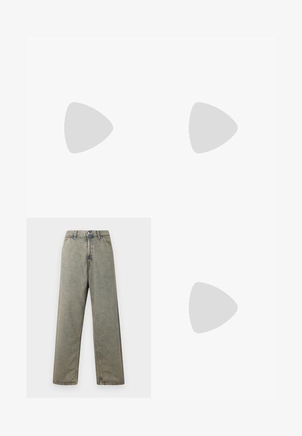 Maglia nera a maniche corte con un sottile motivo a foglie, dettagli dorati e logo "raisin". Presenta le strisce Adidas sulle spalle e colletto rotondo.; Jeans in denim a gamba larga di colore grigio sbiadito, con chiusura a bottoni e tradizionale design a cinque tasche con dettagli di cucitura visibili.; Sneakers metallici argentati con lacci bianchi e tre strisce bianche, abbinati a pantaloni neri a righe sottili. Accent legato alla suola in gomma.; Occhiali da sole con montatura metallica argento, lenti blu rettangolari e stanghette sottili. Presentano accenti blu sulle punte delle stanghette.