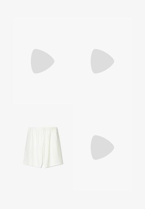 Burgundin värinen puuvillapaita, jossa on pyöreä kaula-aukko, lyhyet hihat ja valkoinen "HYROX" -logo rinnassa. Rennon istuvuuden omaava paita, jossa on sileä pinnan rakenne.; Vaaleanbeigeet shortsit, joissa on joustava vyötärö, kaksi sivutaskua ja suora lahje. Valmistettu pehmeästä ja hengittävästä kankaasta.; Valkoiset urheilukengät, joissa on verkkokangasta ja mokkaa, pyöreä kärki, paksu pohja ja huomattavat heijastavat yksityiskohdat sivuilla.; Musta kangaskassi kahdella tukevalla kahvalla, jossa on metallikoristeita ja etutaskuja. Brändäys on näkyvissä valkoisella tekstillä alareunassa.; Digitaalinen rannekello mustalla ruostumattomasta teräksestä valmistetulla hihnalla, neliön muotoinen musta kellotaulu, valkoiset numerot, vedenkestävä jopa 5 baarin syvyyteen ja valaisutoiminto.