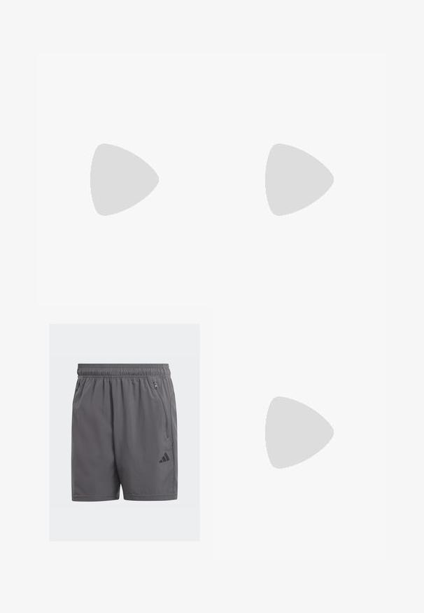 Lange mouwen sportshirt in lichtgroene stof. Heeft een ronde halslijn, een getailleerd ontwerp en een klein zwart logo op de borst.; Grijze sportieve shorts met een elastische tailleband, zijzakken met rits en een zwart logoaccent. Lichtgewicht, gladde structuur en knielang.; Lichte hardloopschoenen in lichtblauw met zwarte strepen. Beschikt over een soepele bovenkant, ronde neusstuk en dikke witte tussenzool met het label "LIGHTSTRIKE PRO."; Witte rechthoekige Oakley-zonnebril met donkere lenzen die op een witte ondergrond liggen, logo zichtbaar aan de zijkant.