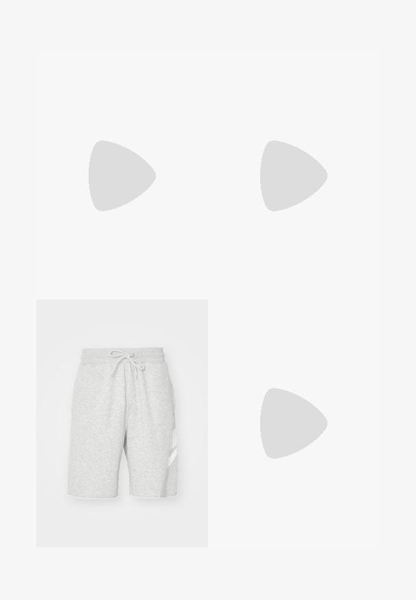 Valge puuvillane T-särk, millel on värviline mägede ja lainete graafika koos tekstiga, lamedat kraed, lühikesed varrukad ja Columbia logo varrukal.; Meeste hallid spordilühikesed püksid, mis on valmistatud pehmest puuvillast, elastse vöökoha ja paelaga, küljetaskute ning valge logo detailiga.; Nike tenisijad valgetes toonides, hõbedaste aktsentidega, tekstureeritud paneelide ja perforatsioonidega. Koos hallide ribadega sokkidega, kollasel taustal.; Must must sisaldav must nailonist vöötasku, millel on lukuga sulgemine ja suur valge Nike logo. Sile tekstuur ja ergonoomiline disain mugavaks kandmiseks.