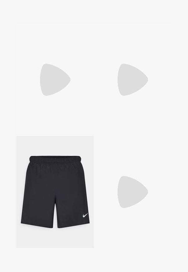 Canottiera da corsa Nike senza maniche di colore arancione brillante, con logo swoosh bianco sul petto e testo "Nike Running" all'interno del colletto.; Shorts sportivi neri realizzati in materiale leggero con vita elastica. Presentano un piccolo logo Nike bianco sul lato sinistro in basso.; Scarpe da corsa Nike verde chiaro con tomaia in rete, dotate di una suola rosa e bianca, che mostrano un design elegante e moderno.; Occhiali sportivi da sole con montatura nera, lenti ampie con tonalità blu e un design robusto. Offrono una maggiore copertura avvolgente.