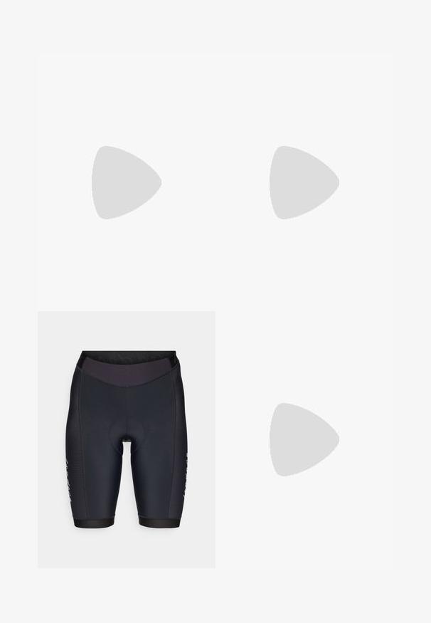 Šviesiai geltona dviratininkų maikutė su trumpomis rankovėmis, siauras kirpimas, visiškai užtraukiama užtrauktukas, subtili tekstūruota medžiaga ir apvali apykaklė. Prekės ženklas ant priekinės pusės.; Juodi dviratės šortai, su prigludusia konstrukcija, pagaminti iš glotnaus elastingo audinio, su tvirtu liemeniu ir sustiprinta sėdimoji pagalve.; Juodų odinių kulkšninių batų su smailiu pirštu, lygia tekstūra ir sidabriniu sagties akcentu šone. Masyvūs kvadratiniai kulniukai.; Sweet Protection SHINOBI UNISEX - Akiniai nuo saulės - rig topaz/satin white