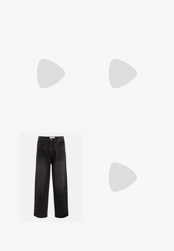 Jack & Jones JJEBRADLEY NOOS - T-shirts - mulch; Svarte denimjeans med vid benåpning, som har fem lommer, en stiftet midje og en subtil logodetalj nær kneet.; Svarte skinnankler med snøring foran, gule sømmer, rund tå og en tykk, teksturert gummisåle.; Casio digital klokke med blå urskive, sølvfarget kasse og lagdelt svart gummirem. Viser tid og alarminnstillinger. Vanntett.