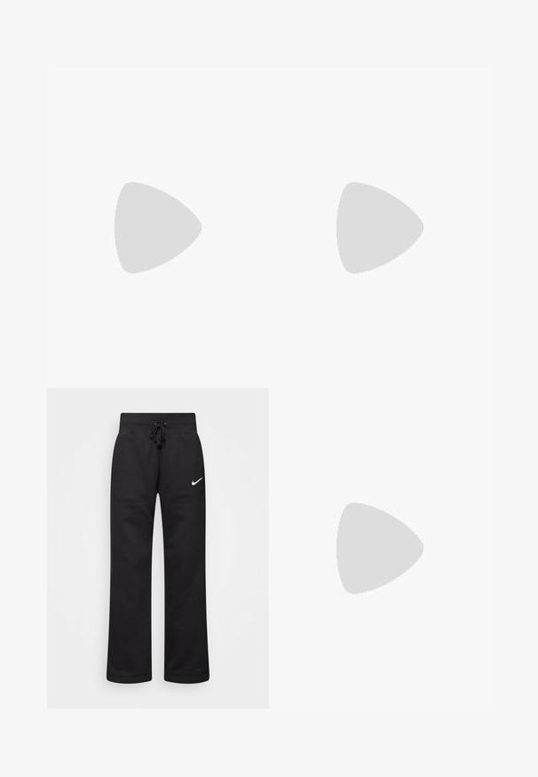 Top scurt negru cu mânecă scurtă, fabricat dintr-un material elastic. Prezintă un logo roz "felicious" și un grafic cu fluture pe partea din față.; Pantaloni de sudură negri dintr-un amestec de bumbac, cu un talie elastică cu șnur, picioare drepte și un logo alb Nike pe partea stângă.; Cizmă de gleznă impermeabilă de culoare bej cu o talpă robustă din cauciuc, vârf rotund, guler din piele maro, șireturi galbene și un logo pe lateral.; Geantă de mână din țesătură neagră, cu două buzunare frontale decorate cu funde, mânere duale și închidere cu fermoar. Textură moale și formă rectangulară.