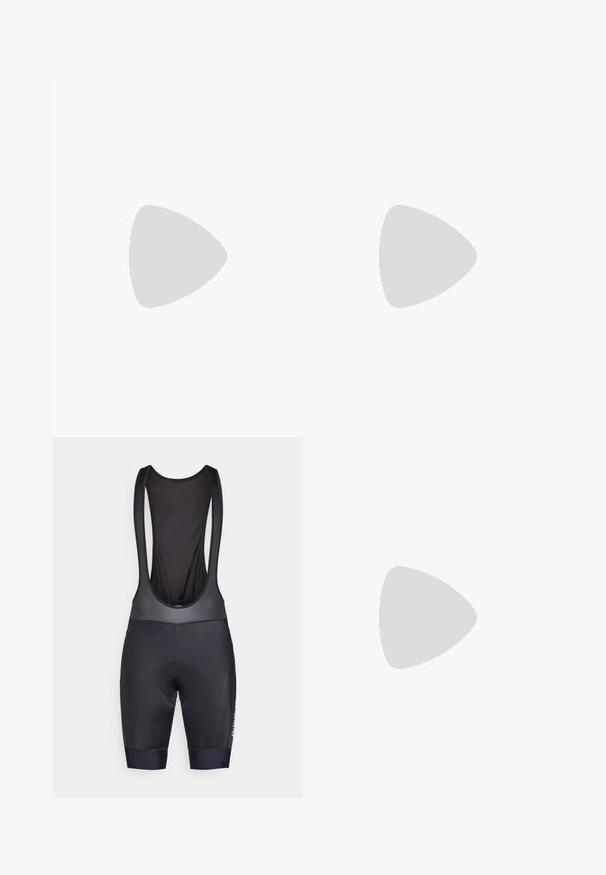 Svart kortermet treningsskjorte med rund hals, laget av glatt, lett stoff. Har subtile sømdetaljer og et merke på kragen.; Sorte sykkelshorts med bånd uten ermer, meshbakside, polstret innsetting og elastiske benåpninger for komfort og støtte.; Svart atletisk sko med hvit tre-stripes design, glatt tekstur og ADIZERO-merke, som snøres av en hånd med ringer.; Sport solbriller med svart ramme, hvite aksenter og blå gradient speil-linser. Teksturert hvit og svart mønstret stenger.