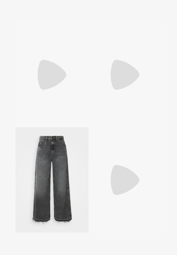 Even&Odd BASIC - Long sleeved top - black; Tommy Jeans CHARLIE LOOSE  - Wide Leg - denim black; Converse CHUCK 70 - High-top trainers - black/total eclipse/egret; Even&Odd Handbag - brown