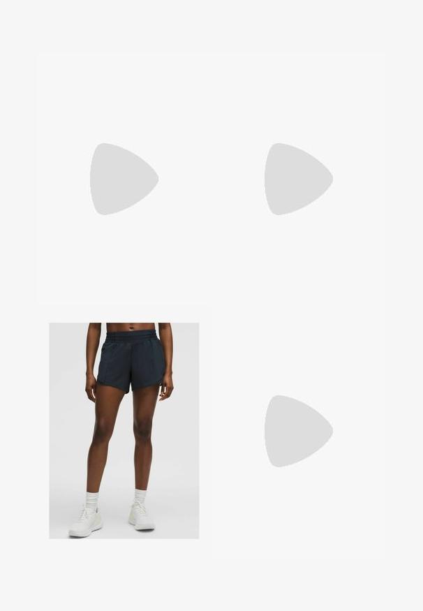 lululemon SWIFT SPEED CROPPED TANK - Top - black; lululemon Hotty Hot High-Rise Lined 10cm - Korte sportsbukser - true navy; New Balance FUELCELL REBEL V4 - Løbesko til landevejen - clay ash; CHPO LUCA UNISEX - Solbriller - black