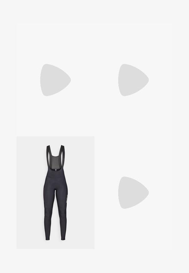 Maillot de cyclisme à manches courtes de couleur vert foncé avec une fermeture éclair intégrale, fabriqué en tissu lisse et respirant, et orné d'un petit logo blanc.; GripGrab THERMAL - Collants à bretelles - black; Giro STYLUS - Chaussures de cyclisme - black; Lunettes de sport avec une monture noire, des accents blancs et des verres miroitants dégradés bleus. Branches texturées avec un motif blanc et noir.