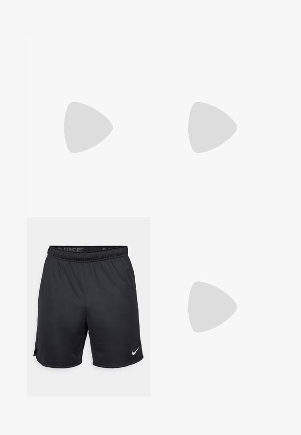 FC Barcelona marškiniai su mėlynai raudonomis juostomis, Nike logotipas, Spotify logotipas, grublėta tekstūra ir trumpomis rankovėmis.; Juodos Nike šortai su elastinga juosme, šoninėmis įpjovomis ir baltu Nike logotipu apatinėje kraštinėje. Pagaminti iš lengvo, tekstūruoto audinio.; Juodas sportinis batelis su mėlynomis detalėmis, tekstūruota paviršius, raišteliais užsegamas dizainas ir išskirtinis Nike logotipas. Guminis padas su sukibimo raštais.; Juodas Nike tualetinis maišelis su lygiu paviršiumi, turintis baltą "swoosh" logotipą, viršuje užtrauktuką ir šoninį kišenių.
