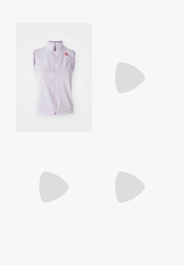 Chaleco de ciclismo sin mangas en color lila, con un alto cuello y cremallera frontal. Presenta un pequeño logo rojo en el pecho y una tela suave y elástica.; Camiseta Nike en blanco, de manga corta, escote redondo, hecha de una tela suave y ligera. Presenta un logo sutil en el pecho.; Pantalones cortos deportivos blancos con una cinta de cintura texturizada, detalles fruncidos en los laterales y un cordón plano. Tejido suave con un acabado liso.; Nike Performance DOWNSHIFTER 13 - Zapatillas running asfalto - sail/silver-coloured photon dust/summit white/barely volt/black