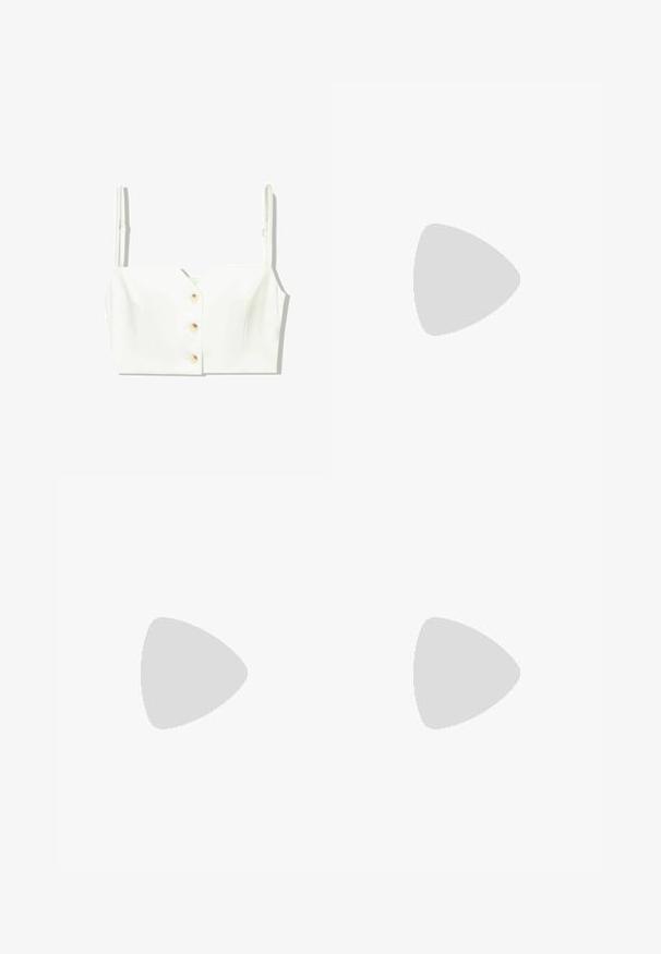 Bershka CROPPED BUTTONED - Waistcoat - white; Even&Odd by Zalando 2 PACK - Top - black/white; Black wide-leg trousers made of lightweight fabric, featuring a front button closure and flat front, with neatly stitched hems.; adidas Originals SAMBA OG UNISEX - Trainers - footwear white/core black/granit