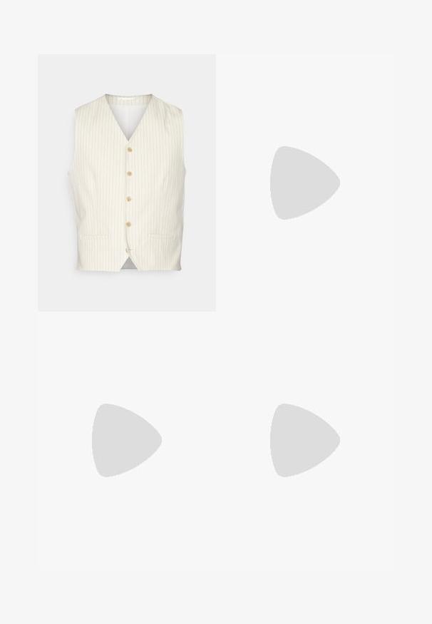 Jack & Jones PREMIUM JPRRIVIERA MIX - Mellény - cloud dancer; Fekete póló sima anyagból, kerek nyakkivágással, három zöld csíkkal a vállakon és egy kis zöld logóval a mellkason.; Fekete sportnadrág rugalmas derékrésszel, fehér oldalsávokkal és egy kis logóval. Az anyaga lágy és könnyűnek tűnik.; Fekete velúrbőr sportcipő sárga díszítéssel, három csíkkal és barna gumitalppal. Párnázott nyelvével a kényelem érdekében.