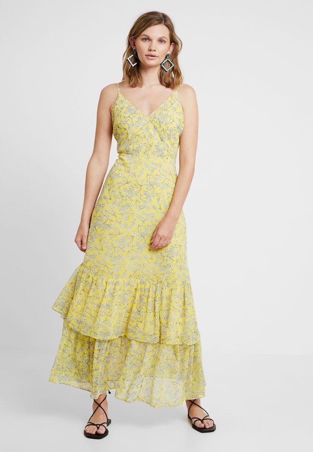 Robes En Femme Suisse LigneZalando Jaune Pour Longues CrxeodB
