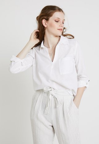 LUCY POCKET - Bluse - white