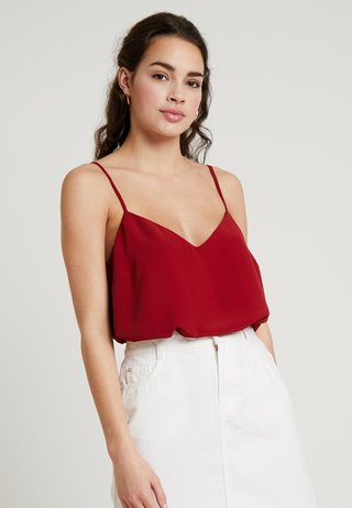 CROSS BACK CAMI - Top - burgundy