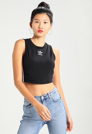 CROP TANK - Top - black
