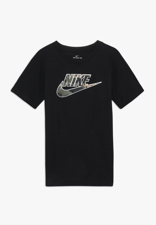 TEE FUTURA FILL - Print T-shirt - black