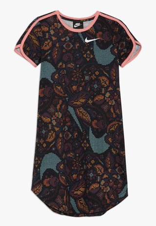 DRESS - Jerseykjoler - black/pink gaze/white