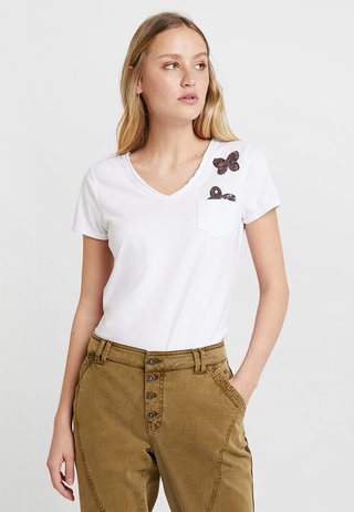 Print T-shirt - white