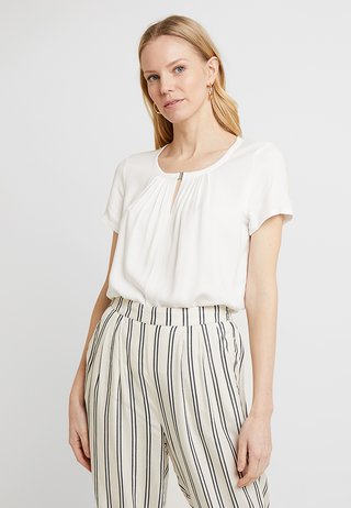 FABRIC MIX - Bluse - whisper white
