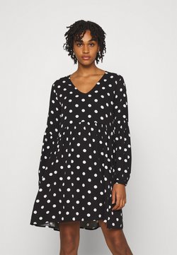 JDY - JDYKATE LIFE DRESS - Korte jurk - black/white