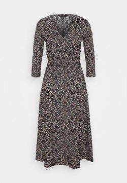 ONLY - ONLZILLE NAYA 3/4 DRESS - Korte jurk - black