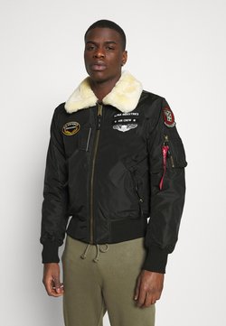 Alpha Industries - INJECTOR  AIR FORCE - Giubbotto Bomber - black