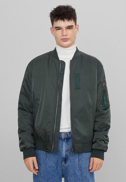 Bershka - Giubbotto Bomber - green