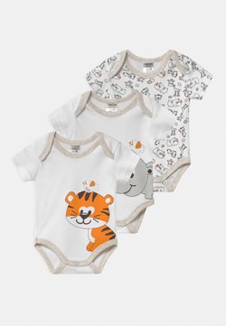 Jacky Baby - KURZARM 3 PACK UNISEX - Body - white