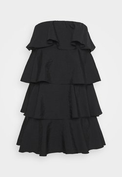 Never Fully Dressed - TIERED MINI DRESS - Cocktailkleid/festliches Kleid - black