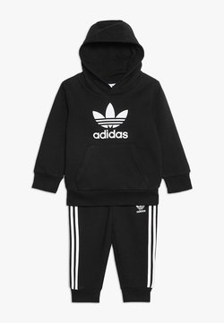 adidas Originals - TREFOIL HOODIE SET UNISEX - Trainingspak - black/white
