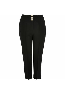 River Island Plus - CIGARETTE  - Pantaloni - black